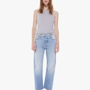 NWOT mother ditcher crop resting beach face size 27